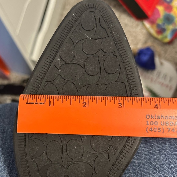 COACH Women's‎ Bowery Snakeskin Beadchain Chelsea Booties 8M - Picture 11 of 12